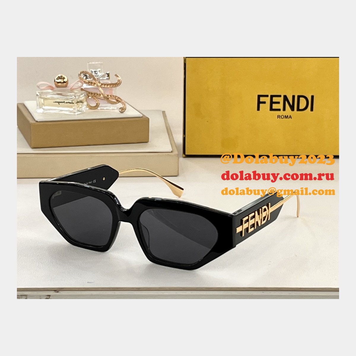 F**di inspired original fd50072l /40128i high quality replica sunglasses