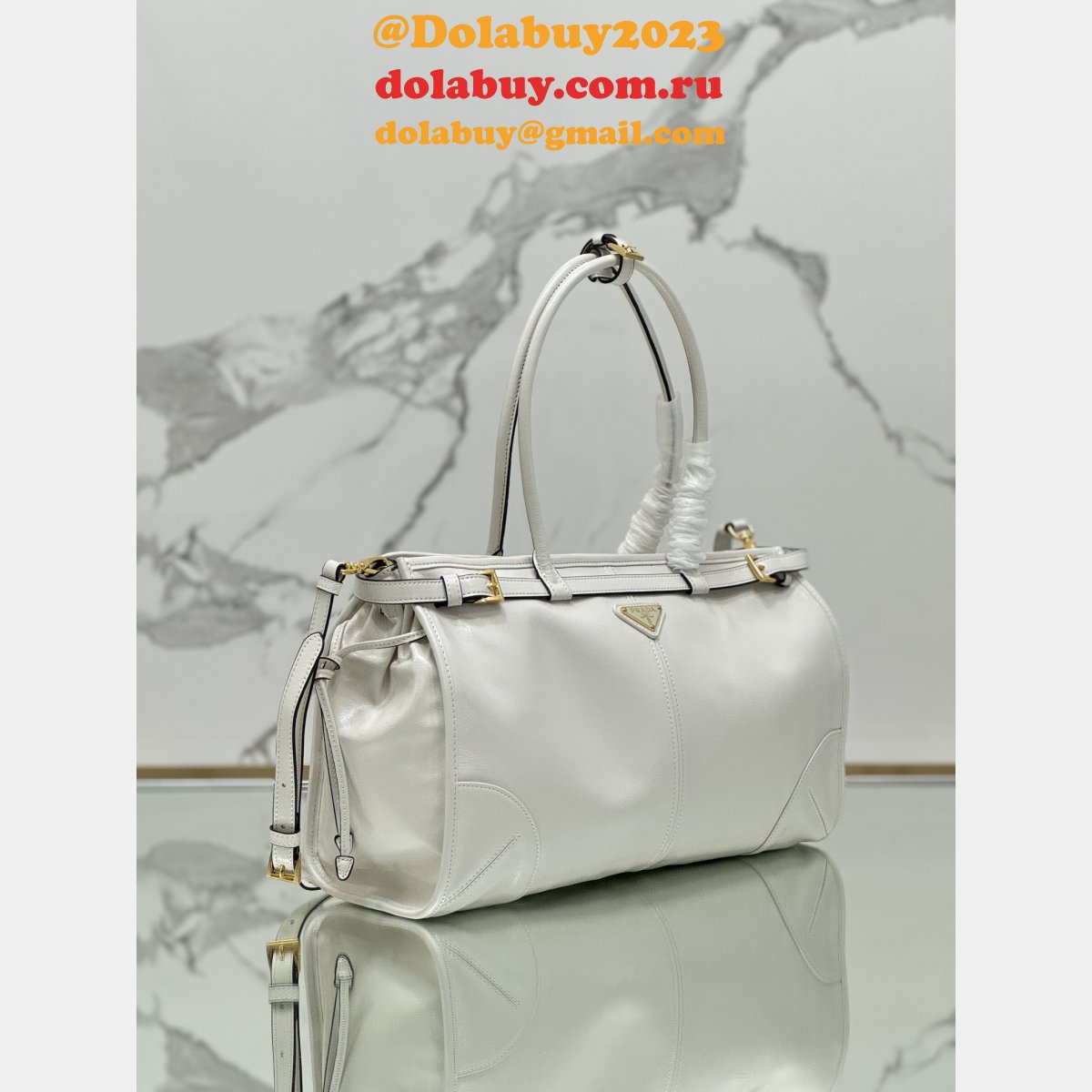 DUPLICATE SOFT LUX PRADA 2024 1BA426/1BA433 HANDBAGS