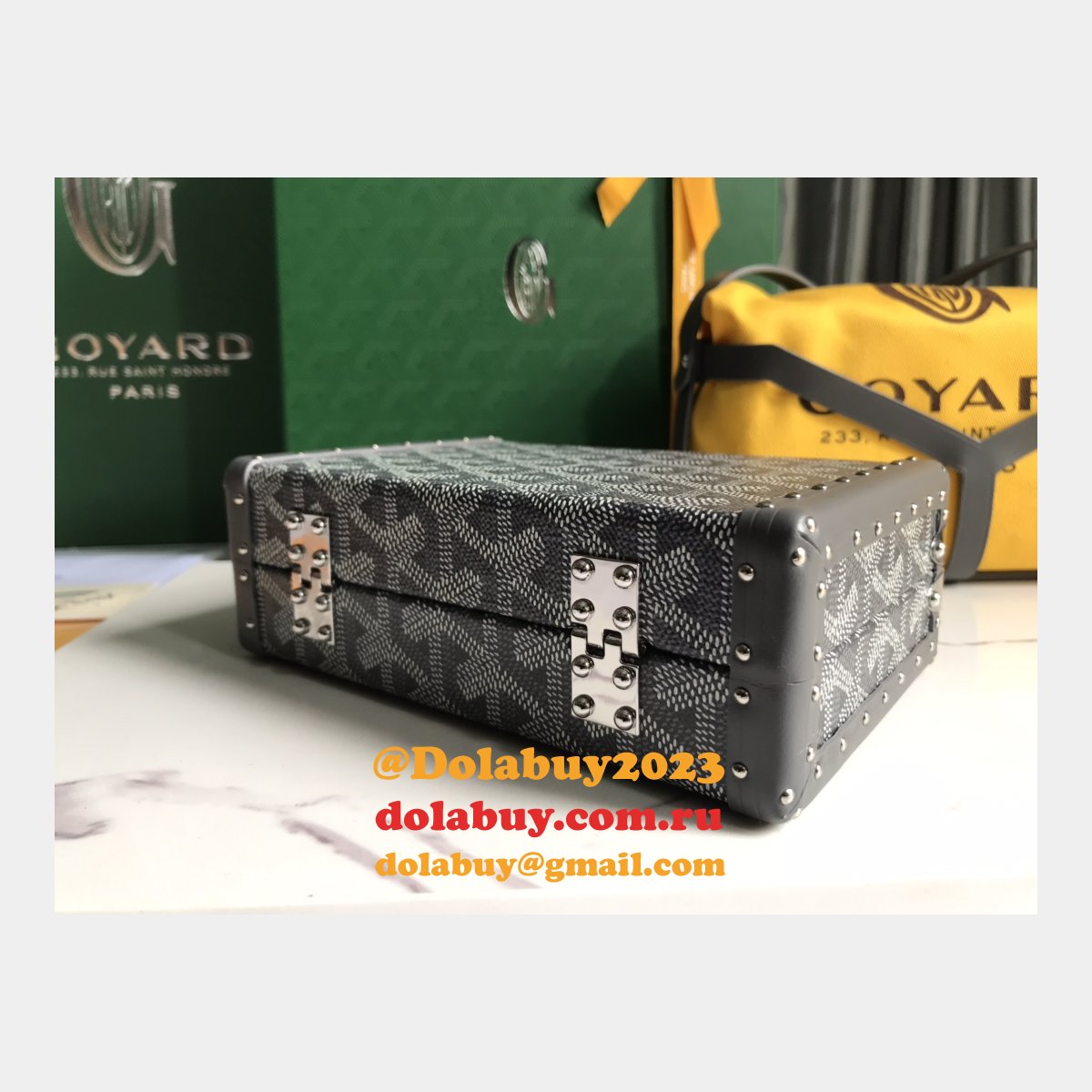Best Quality 020177 Minaudière Goyardine Replica Goyard bags