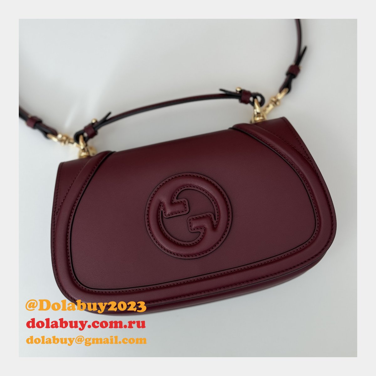 G*u*i inspired blondie small top handle 815714 luxury bag