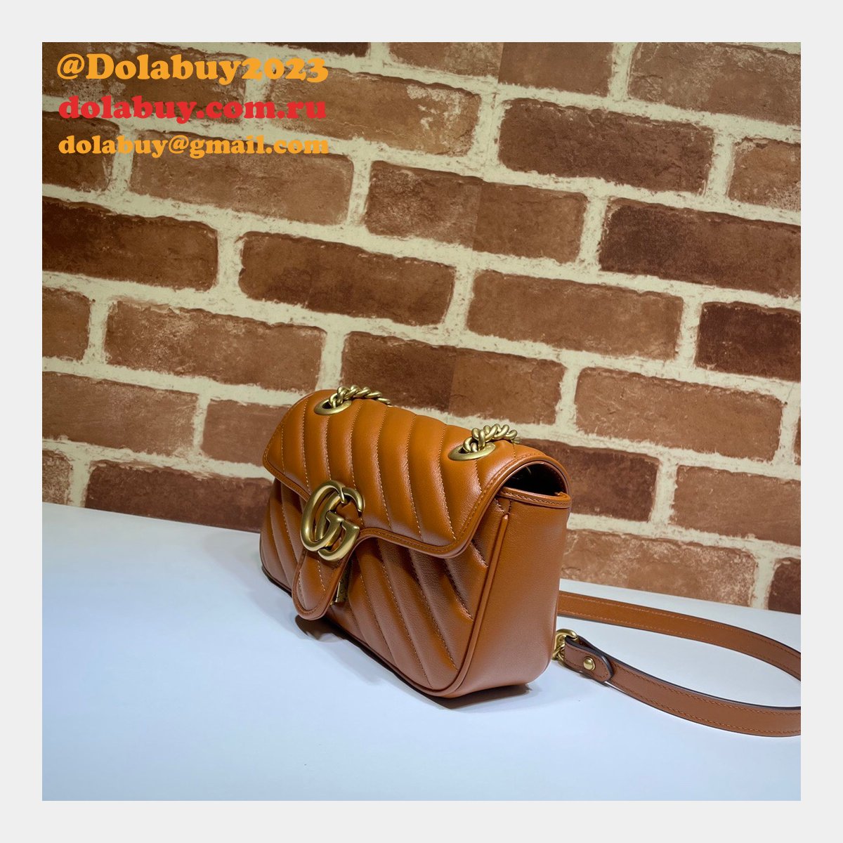 G*u*i replica 446744 gg marmont matelassé mini bag