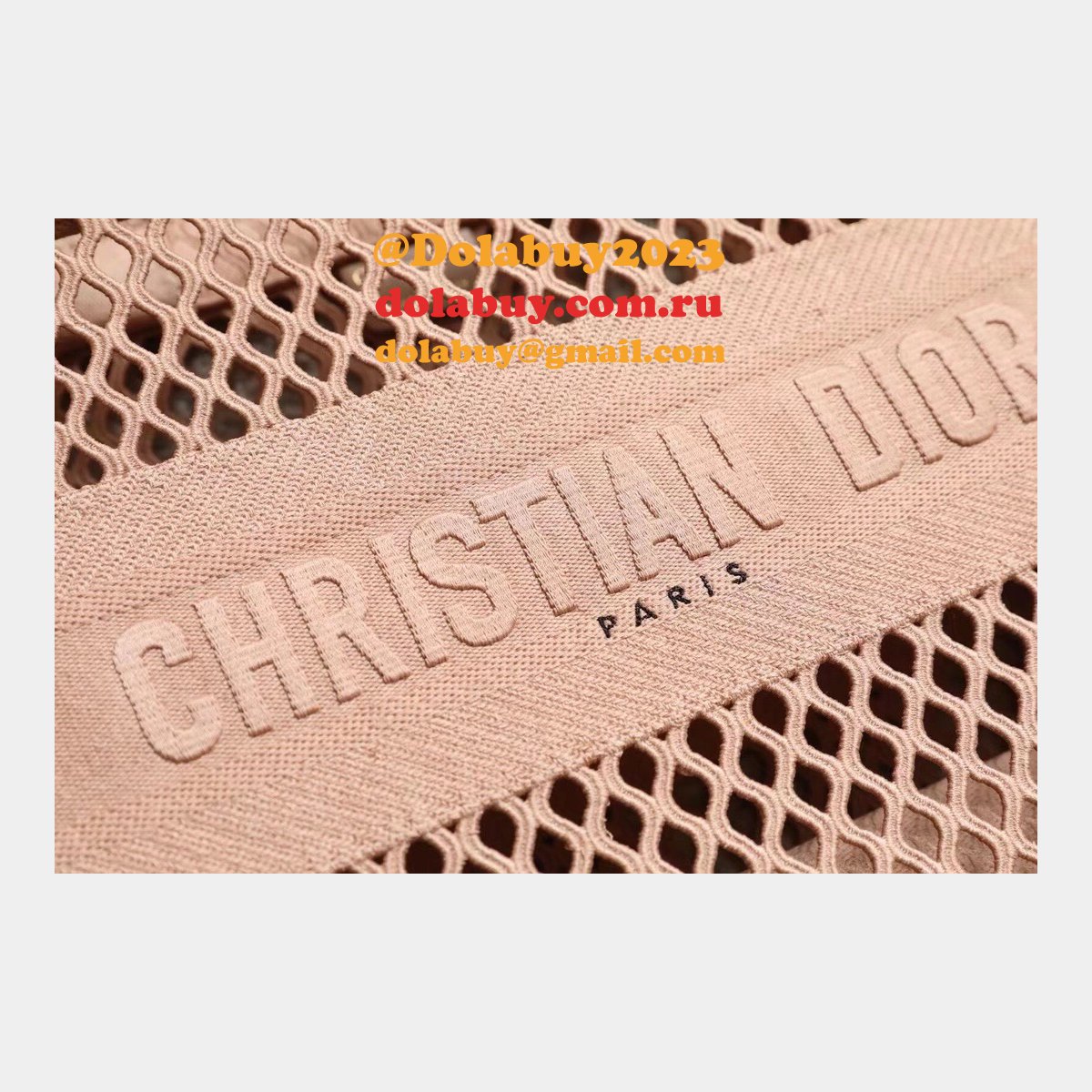 Buy Sell Designer Replica Dior CD Book Tote Pink/Black Bags