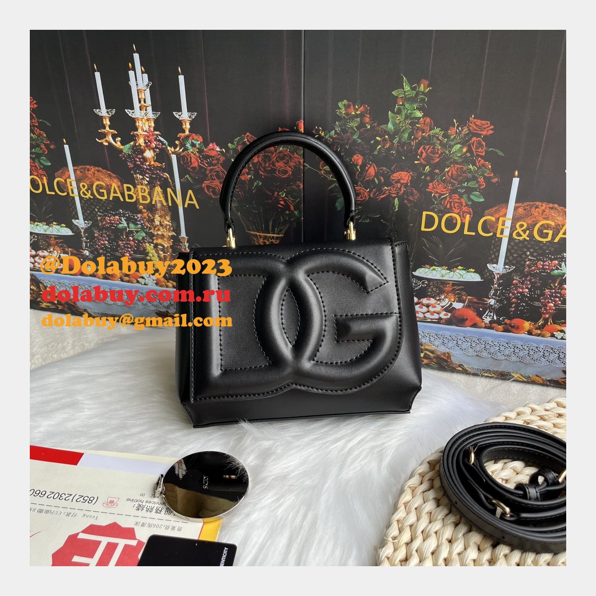 Buy Best 1:1 Replicas Dolce & Gabbana DG Logo 9112 Hand Bag