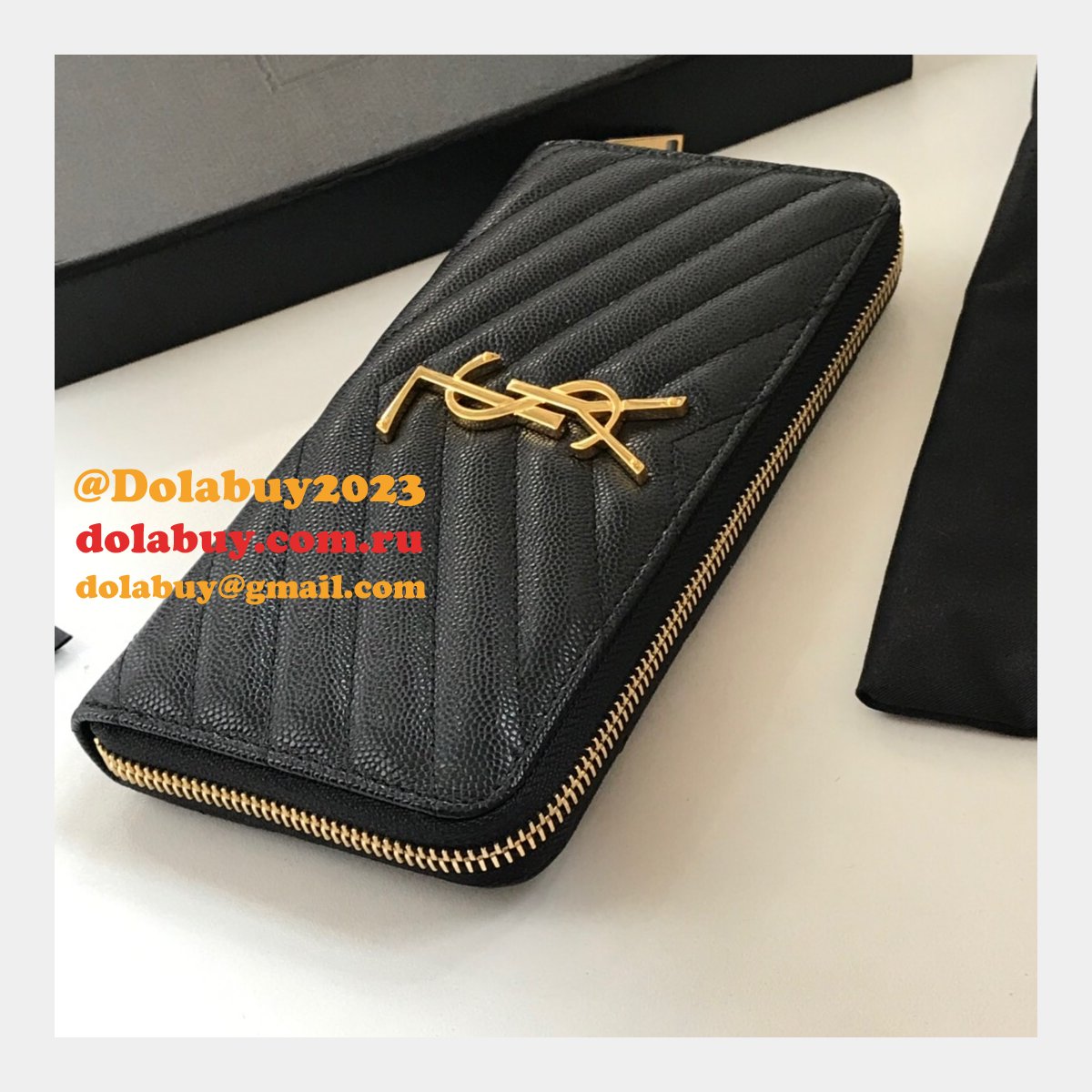Best Saint Laurent Wallets & Card Cases Black