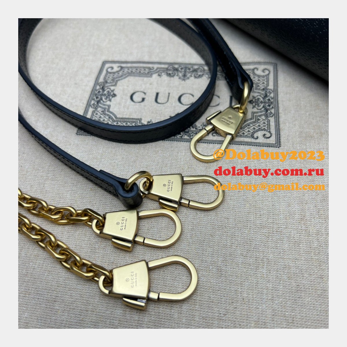 G*u*i diana replica 735153 small shoulder 1:1 mirror bag