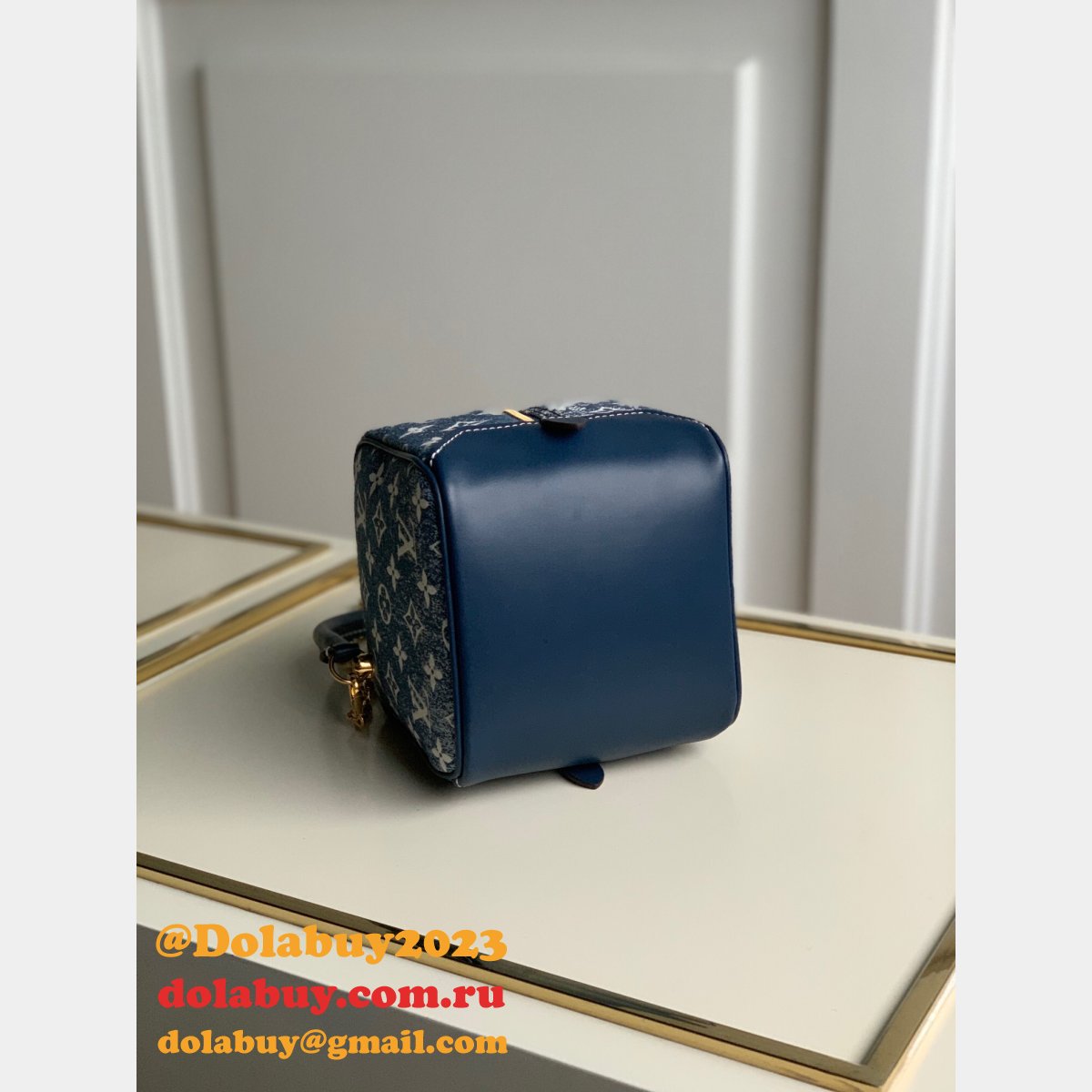Copy AAA+ Louis Vuitton Replicas Square Bag M59611 Blue