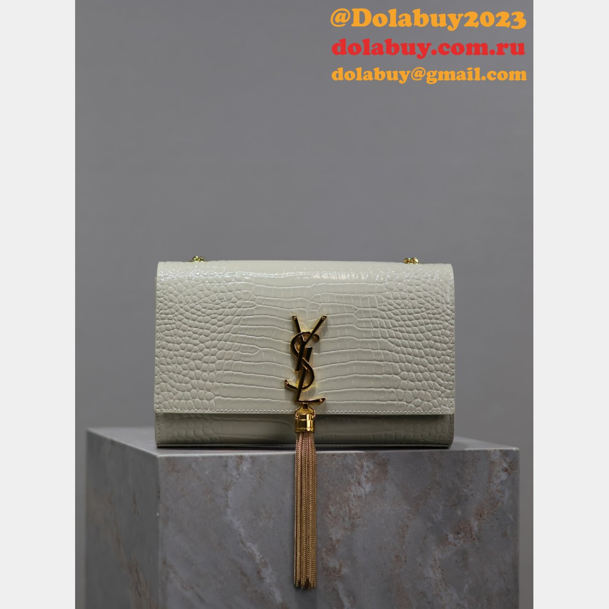 Luxury YSL KATE TASSEL handbag 354119 24cm