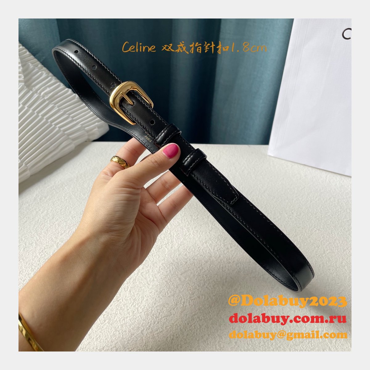 Replica Celine Inspired 18/25MM Top Quality Belt