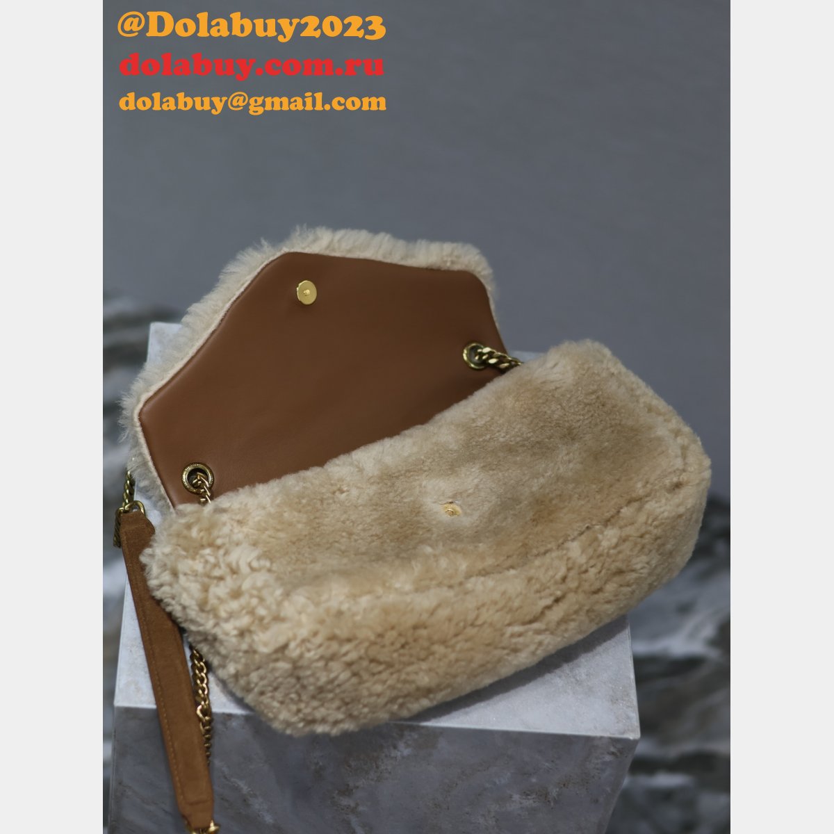 Replica Saint Laurent Calypso 734153 Shoulder 1:1 Mirror Bag