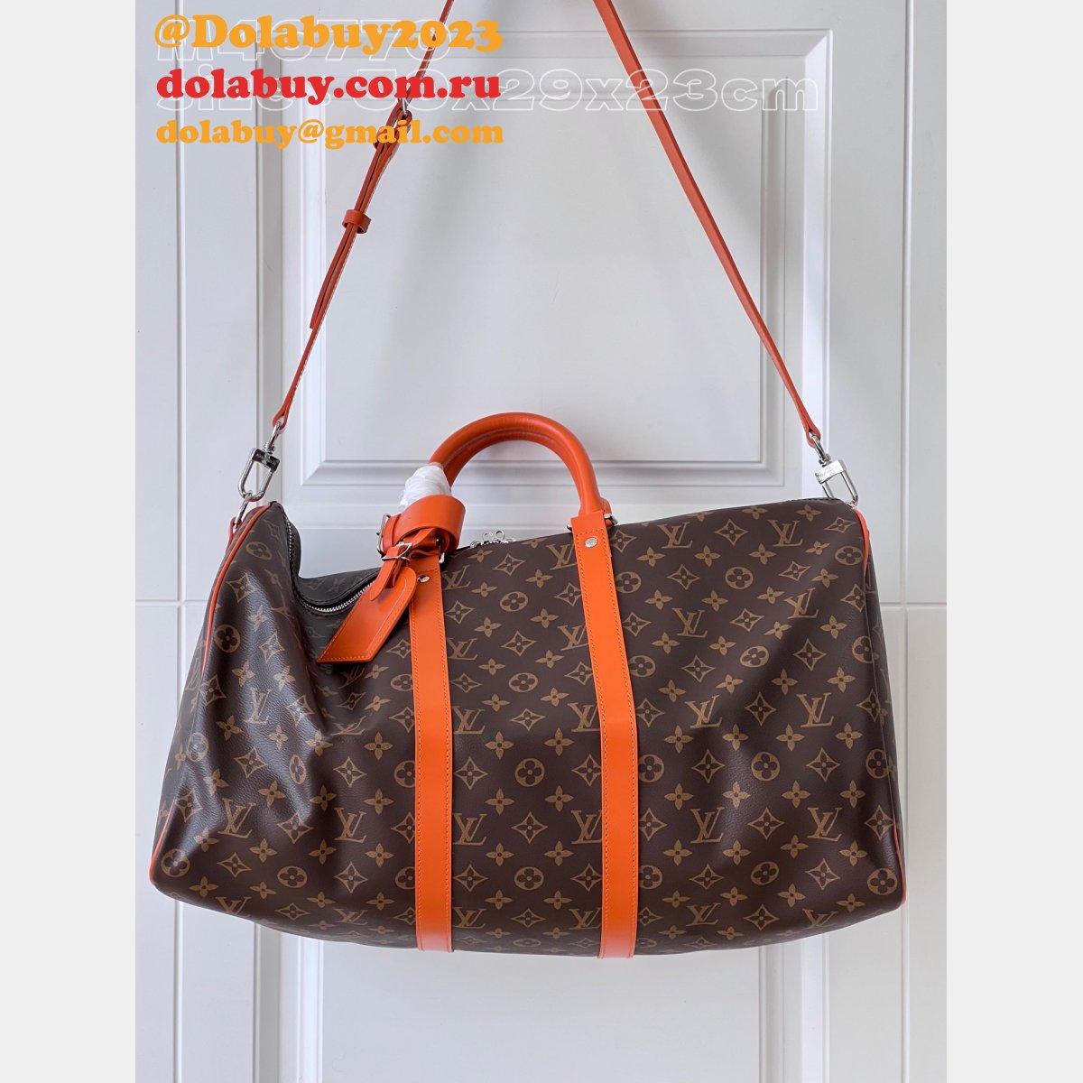 LVS Replica Keepall Bandoulière 50 Monogram Macassar Canvas M46771 Bag