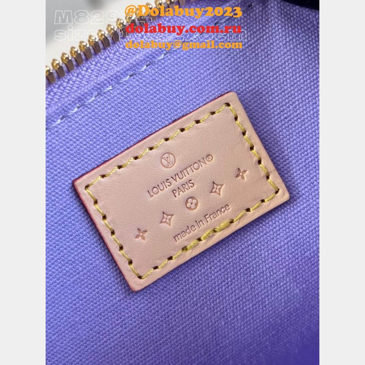 Inspired Dolabuy Nano Alma Louis Vuitton M82974 AAA+ Glossy Lilac Bag