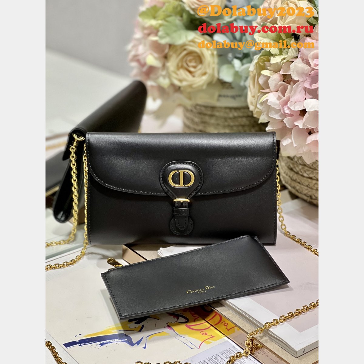 Luxury 2023 DIOR BOBBY EAST-WEST BAG
