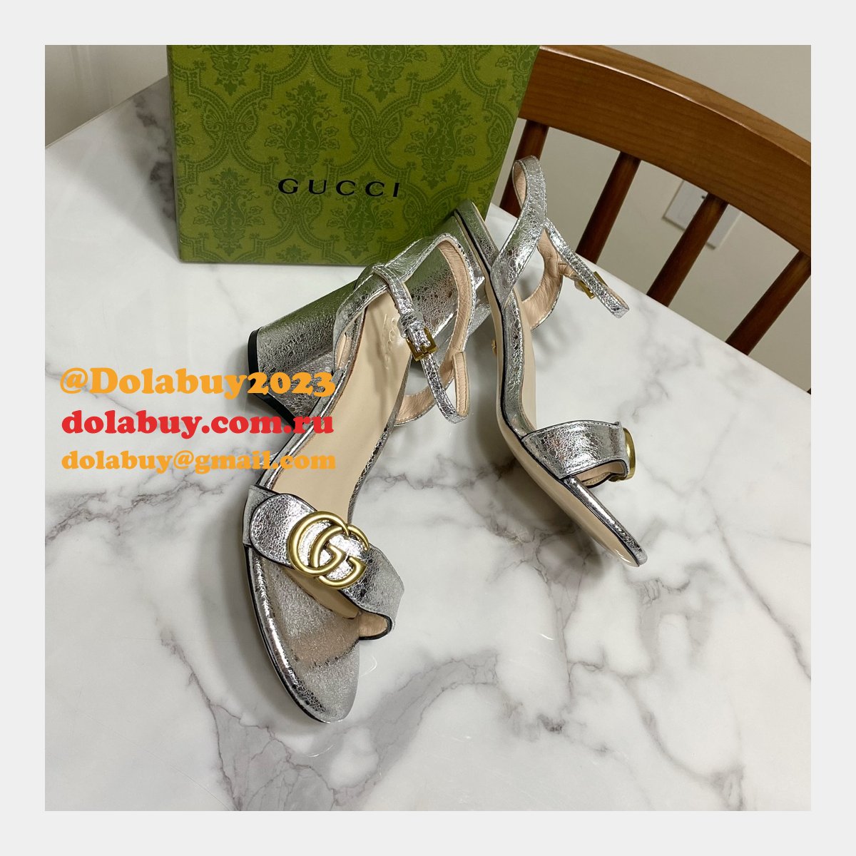 one word G*u*i sandals perfect summer slippers shoes