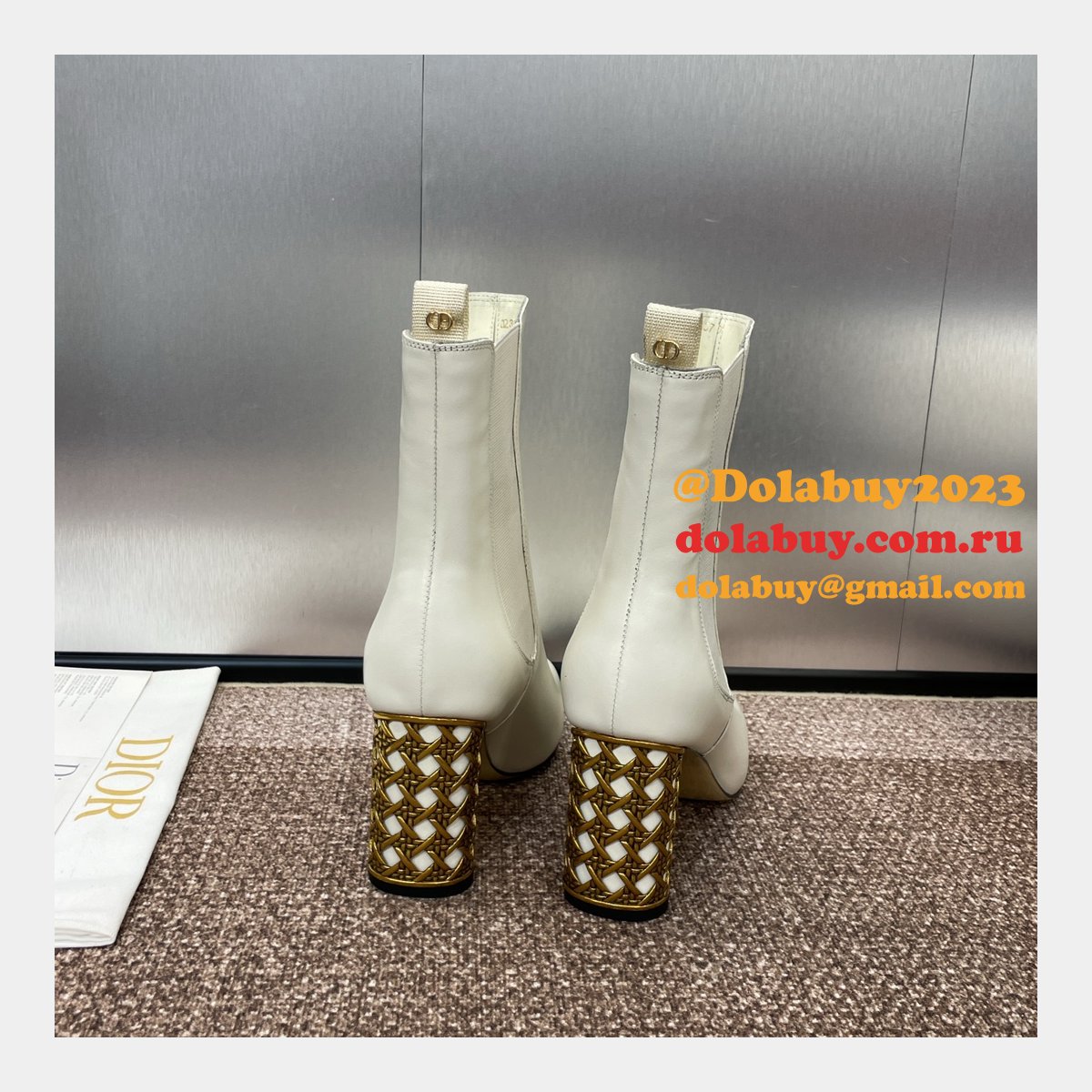 Top Quality Dior Icon Heeled Ankle Boot