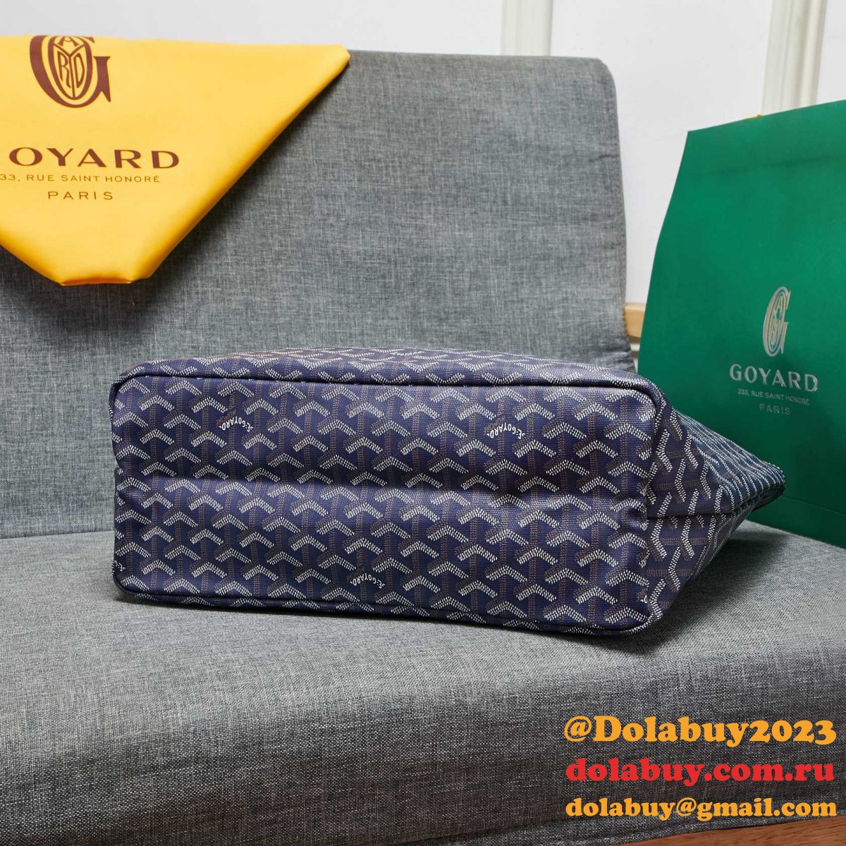 Perfect Goyard Tote Replica Copy Shopping Bags