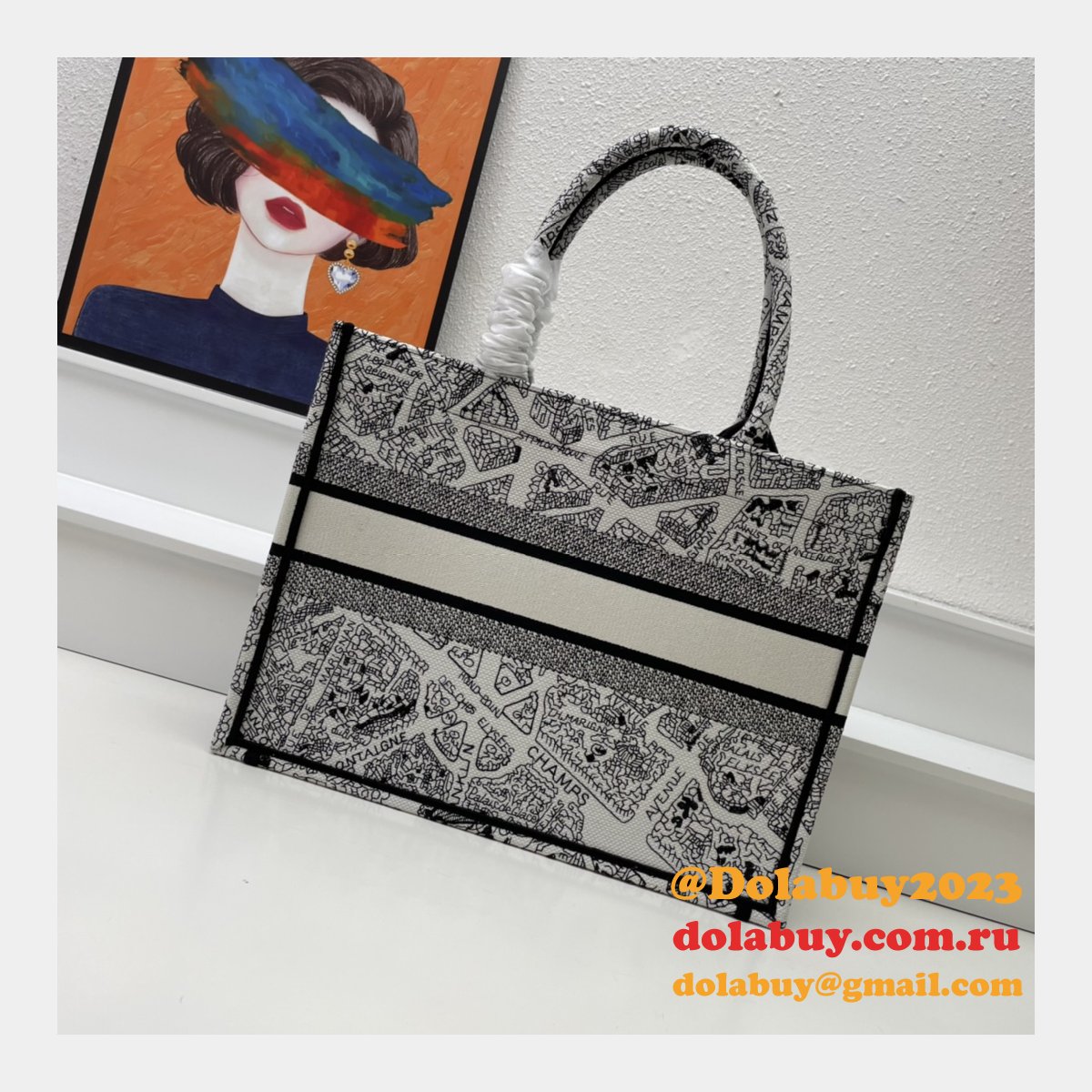 High Quality DIOR BOOK TOTE CHEAP REPLICA BAG