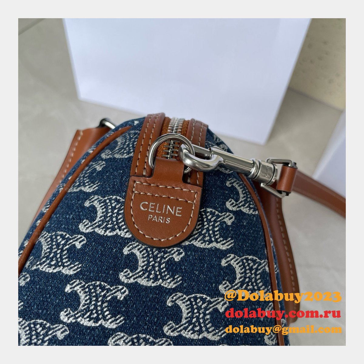 Celine Top Quality Small Boston Smooth Copy 113773 Bag