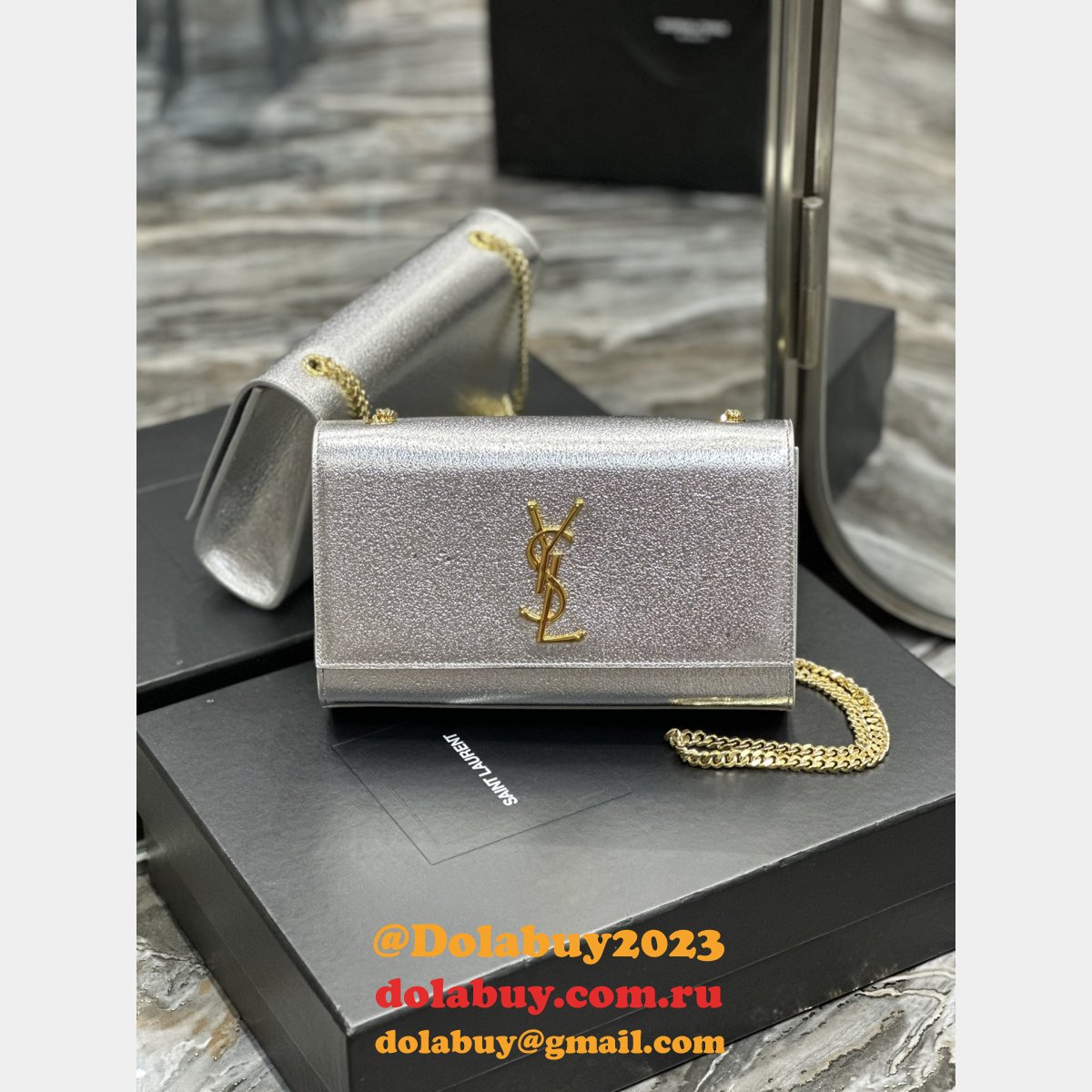 Designer Replica YSL 364021 Chain Kate Saint Laurent 24cm Bags