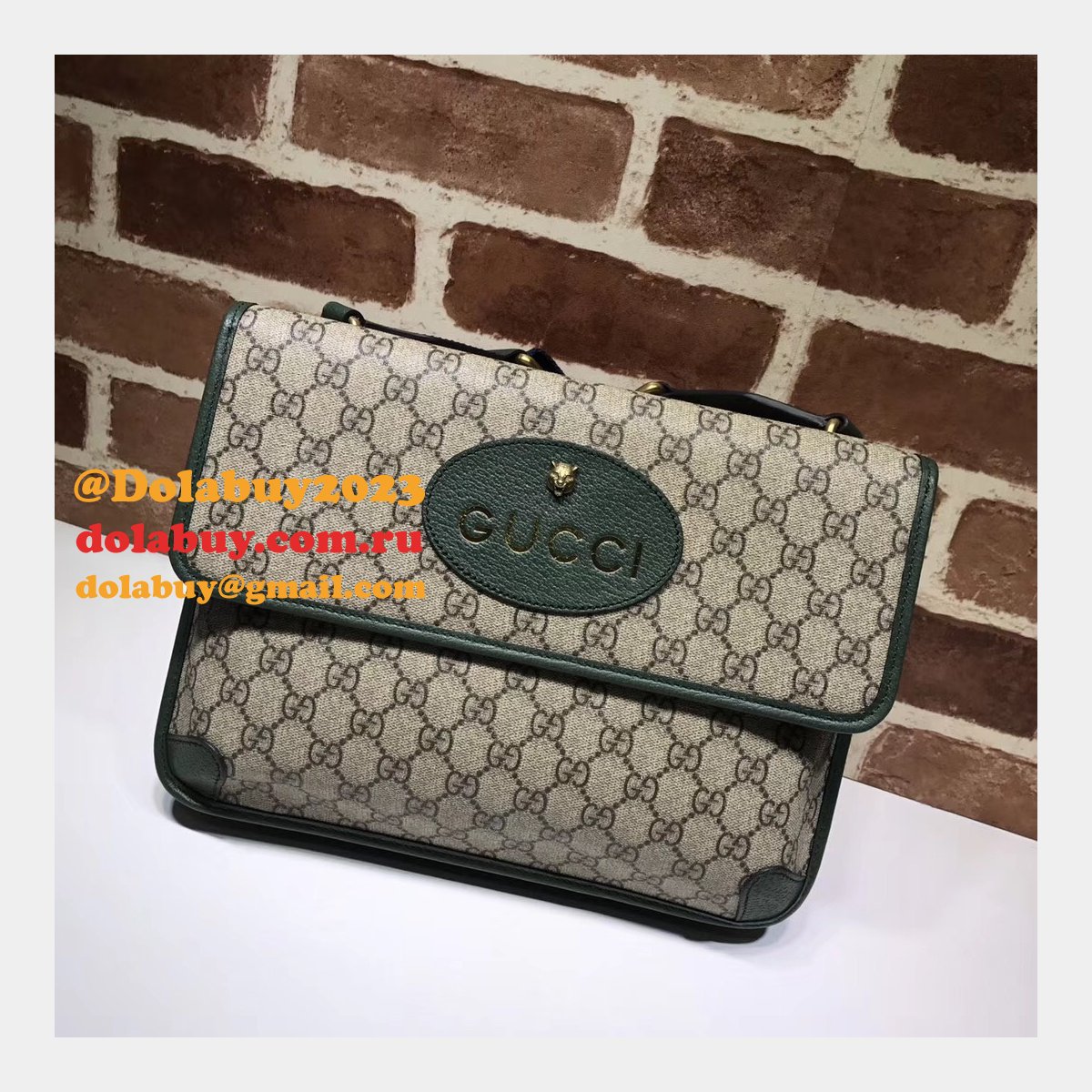 G*u*i best top quality gg supreme messenger 495654 bag