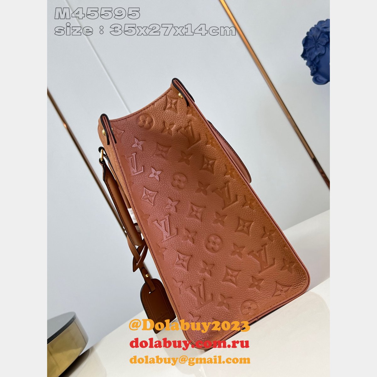 Designer Louis Vuitton Inspired Tote M12775 Onthego UK Bag