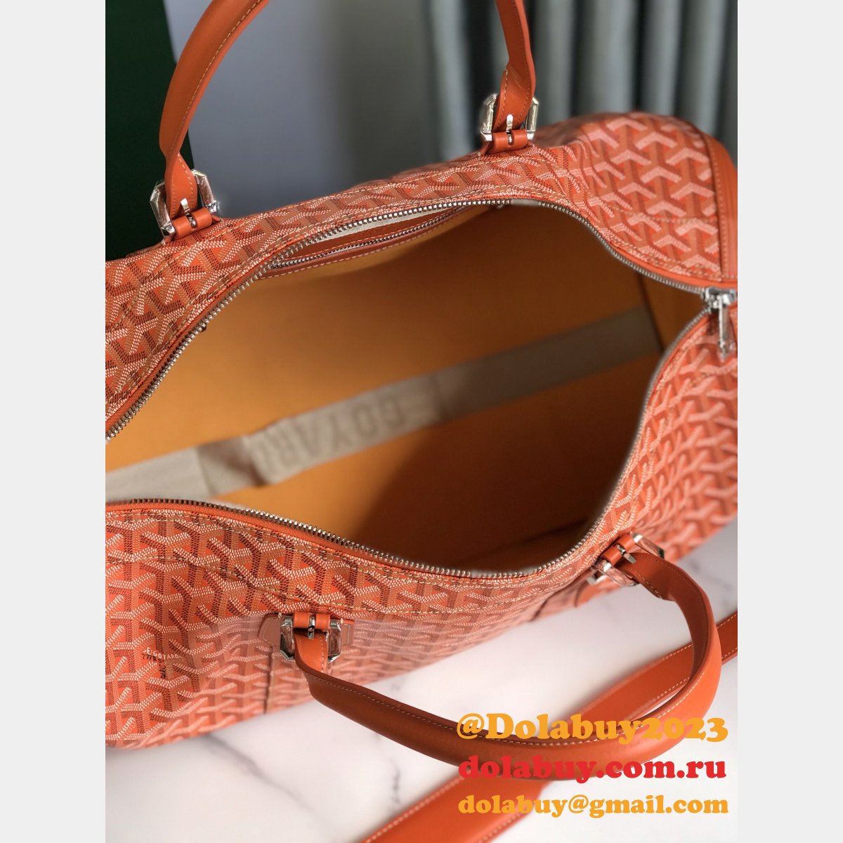Replica Goyard Croisiere 50 Inspired Goyardine 0201515 Designer Bag