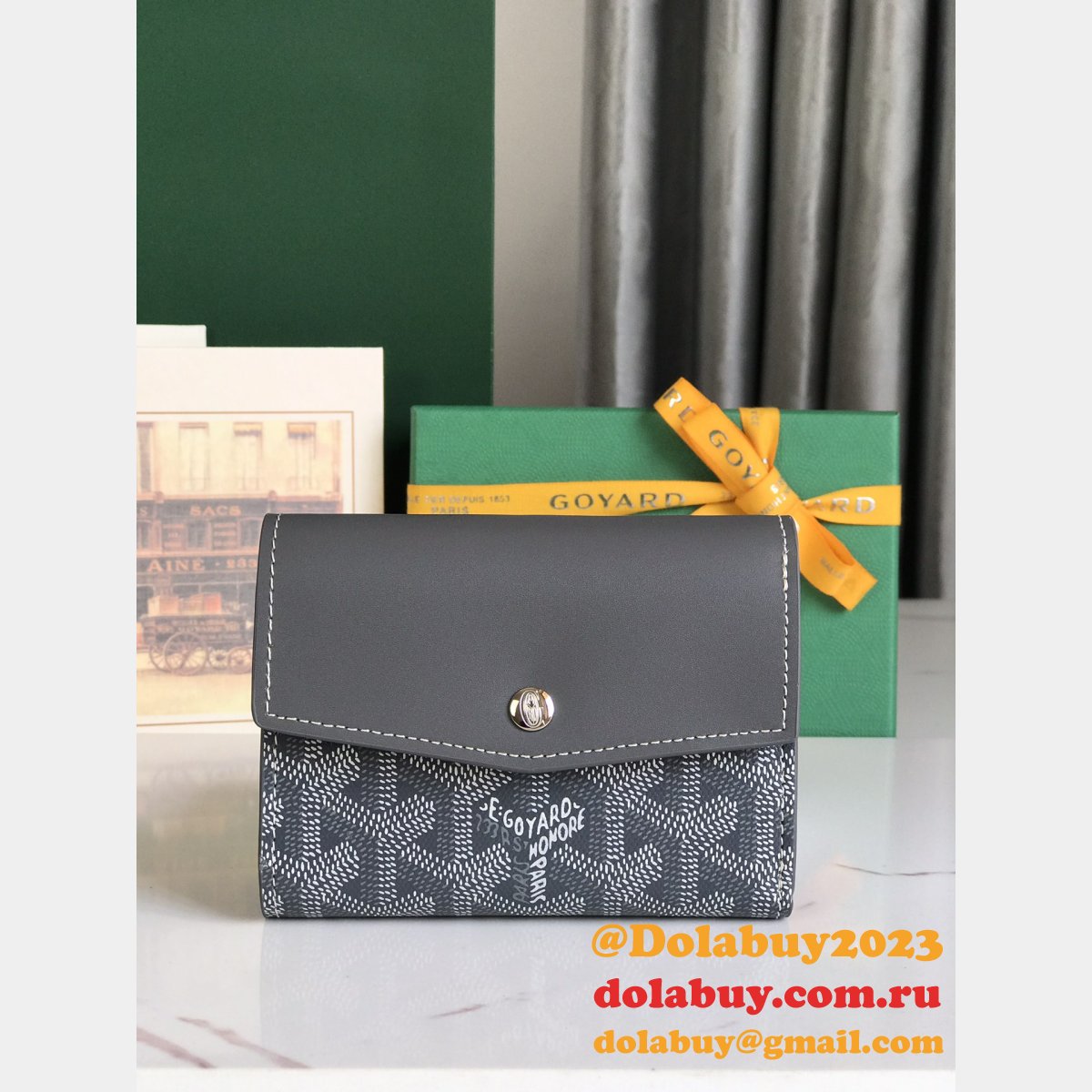 Top Quality Goyardine  Saint-Gabriel wallet