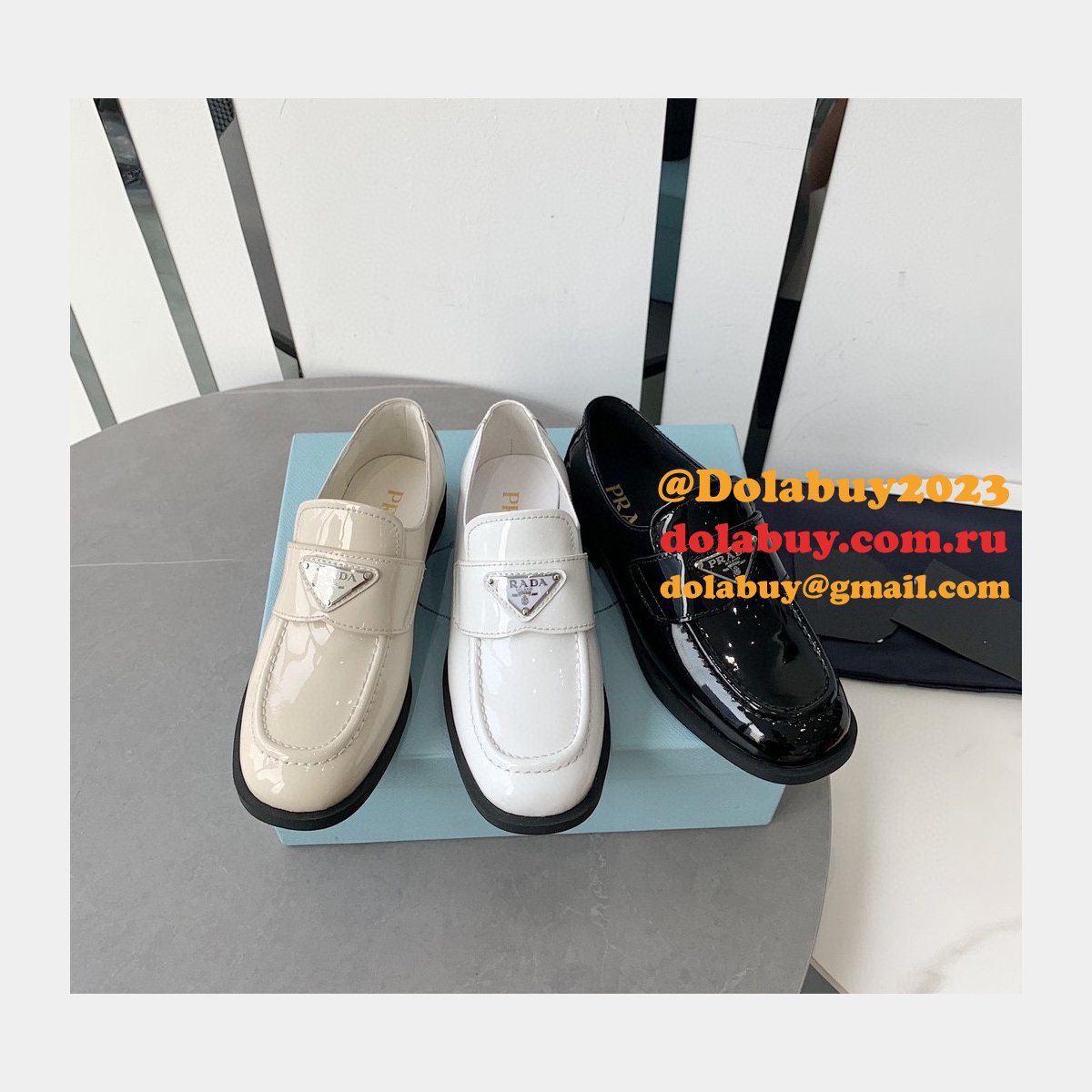 Best Designer Cheap Replica Prada Loafers Shoes