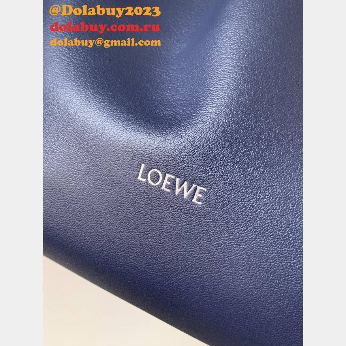 7 Star Loewe Flamenco Nappa Leather Clutch Lucky Bag