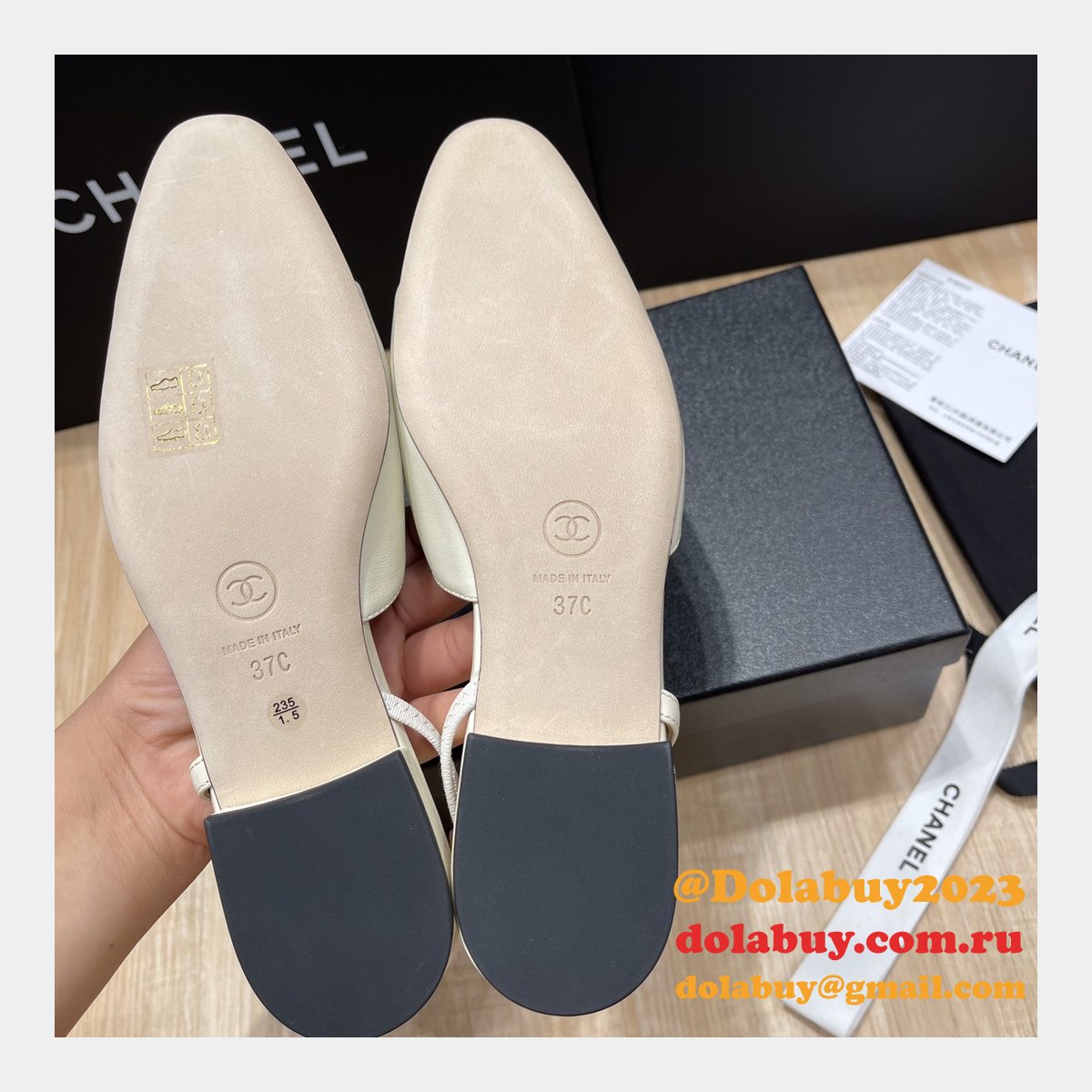 Luxury Knockoff CHANE Cheap SLINGBACKS