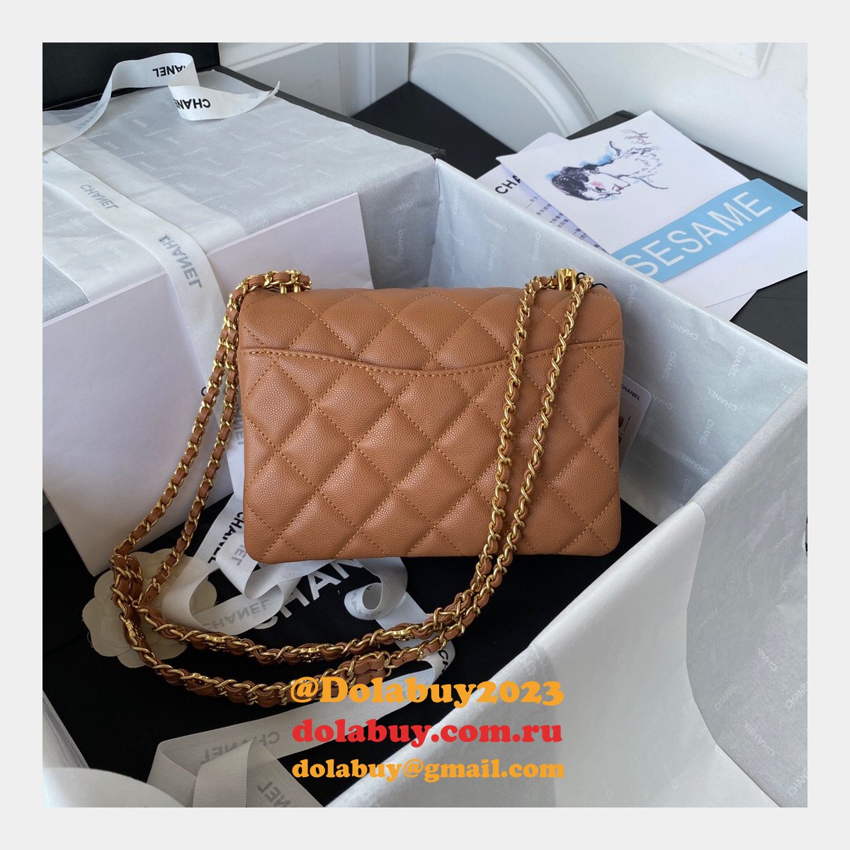 Classic Flap High Quality AS3580 Replica Bag Online Sale