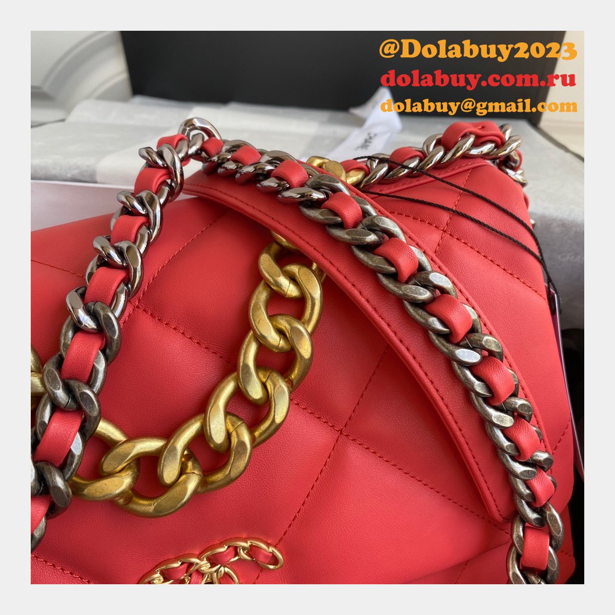 Top CC 19 Bags 2021 Red 30CM