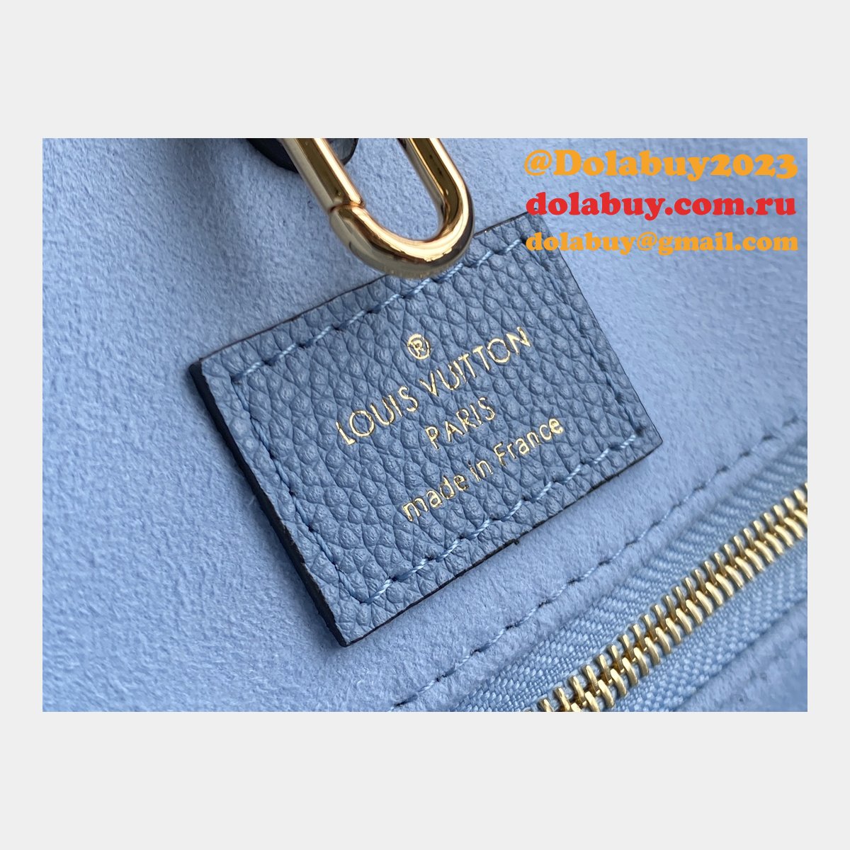 Louis Vuitton Fashion 2021 OnTheGo Monogram Empreinte Blue M45718 Bags