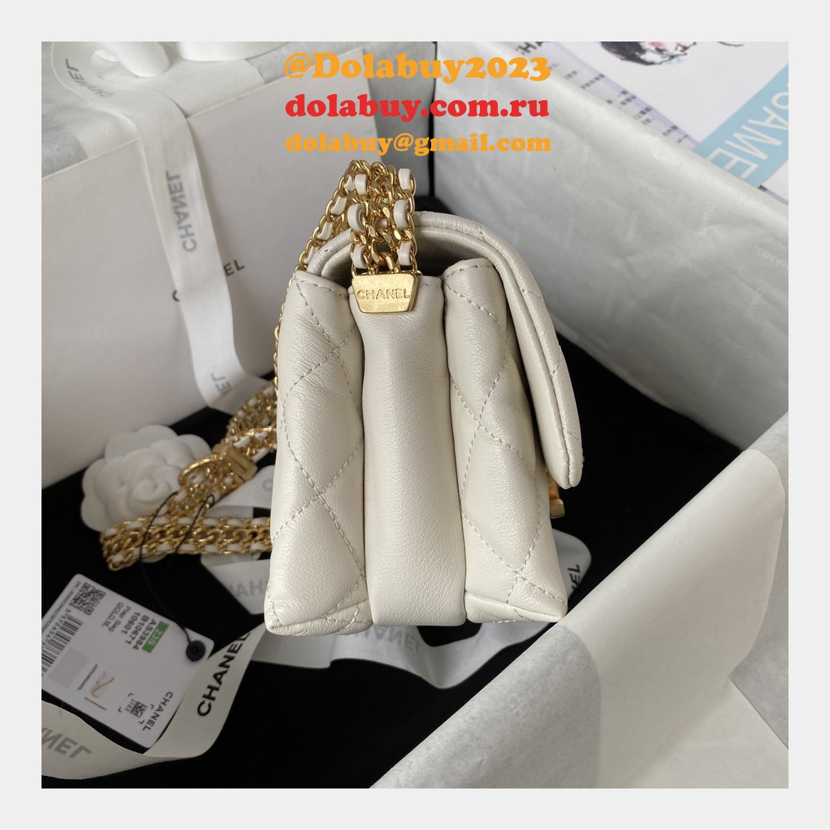 Designer Perfect AS3984 Matelasse Flap Replica Bag