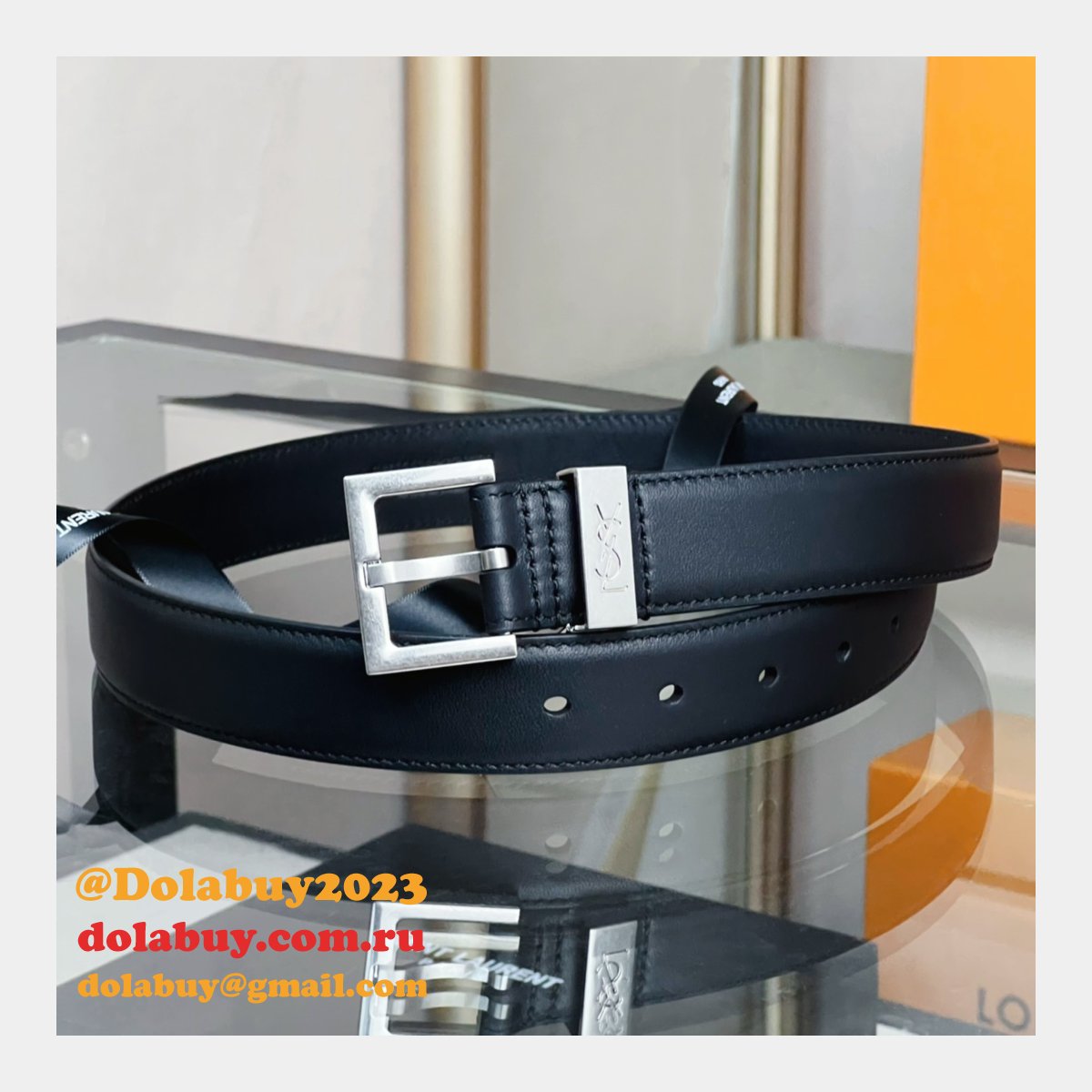 High Quality SAINT LAURENT REPLICAS BELT 20/30MM ONLINE