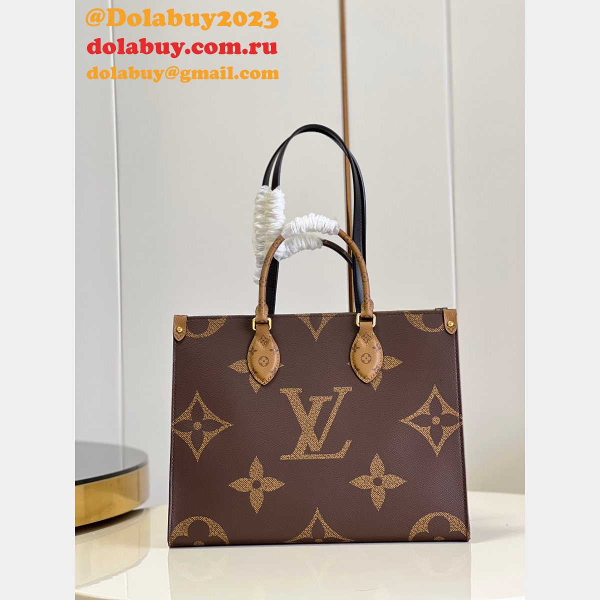 Louis Vuitton Cheap ON THE GO Monogram Bag MM 35CM