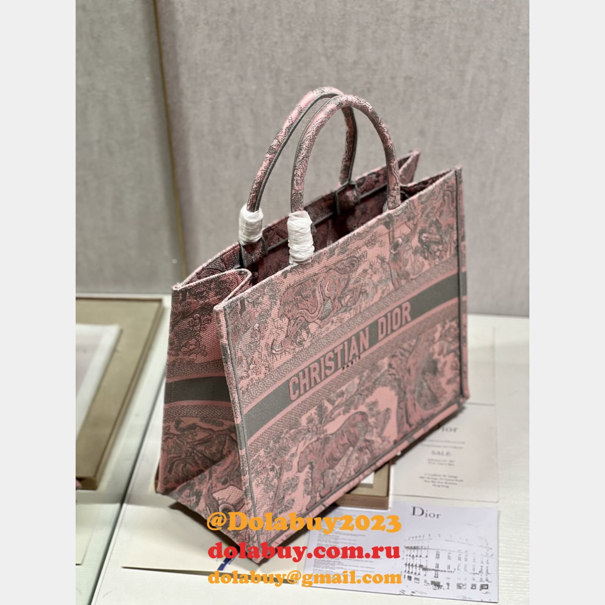 Luxury DIOR BOOK TOTE CHEAP REPLICA BAG Designer