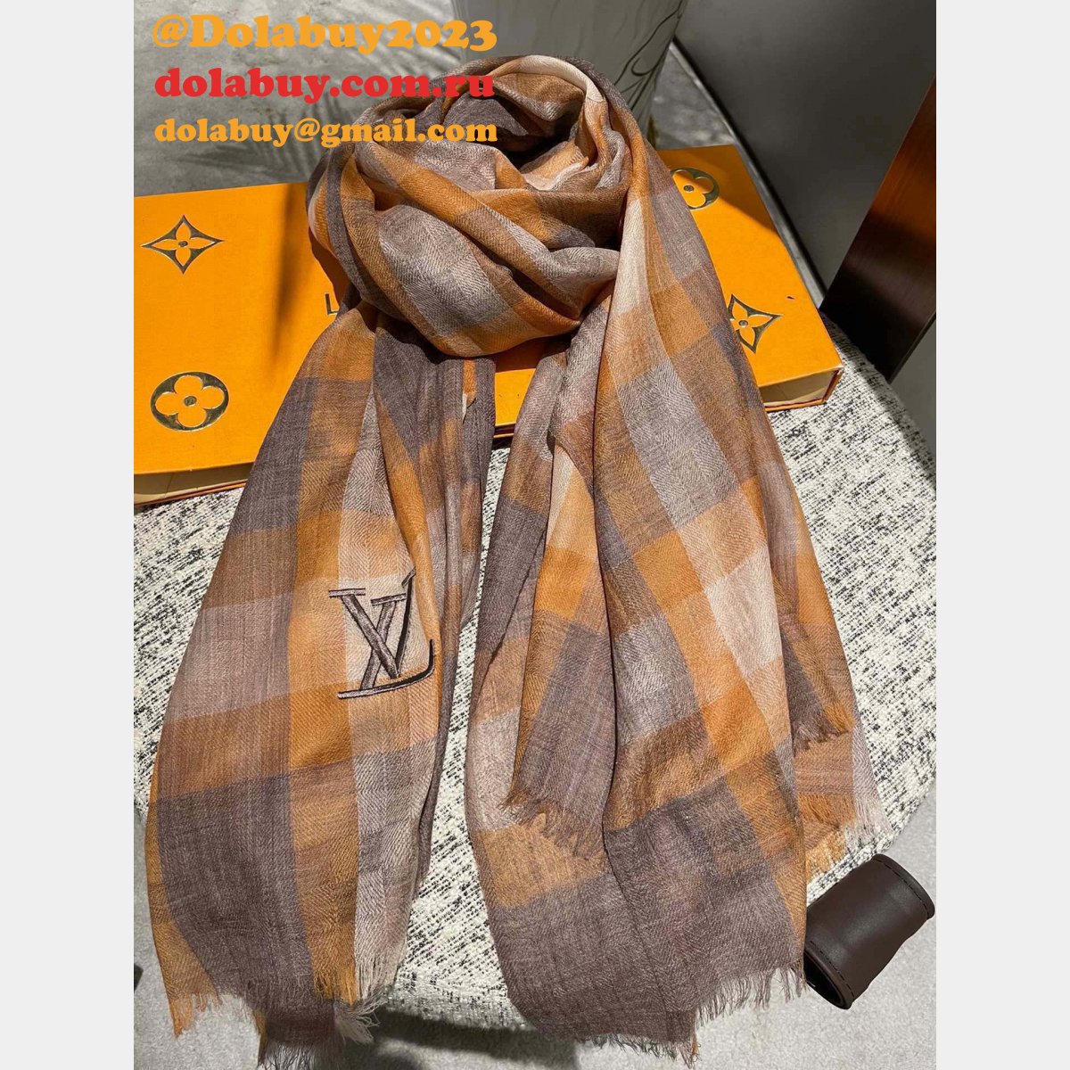 Luxury Best LV cashmere scarf