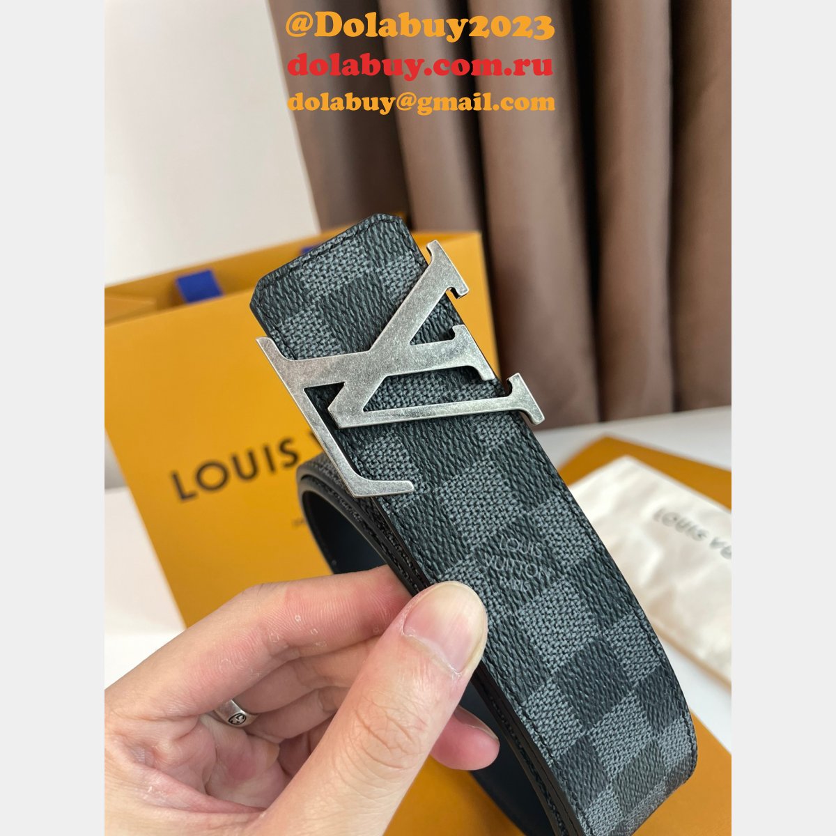 Wholesale Top Louis Vuitton Designer Belts 40MM