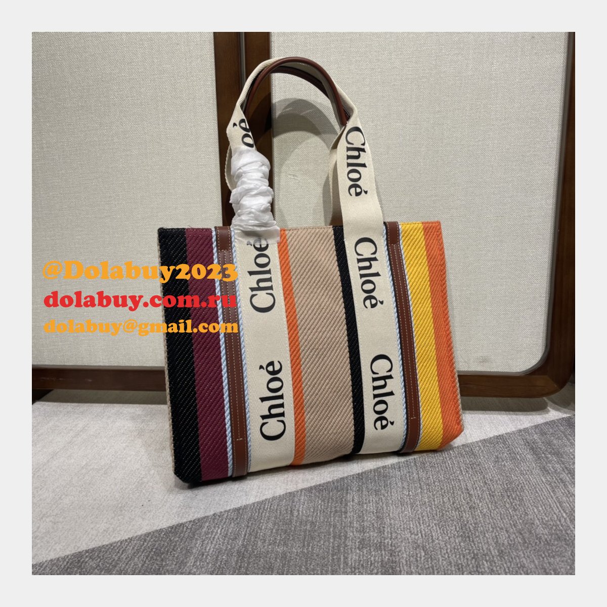 Top Quality Chloe Woody Rainbow Designer Bag