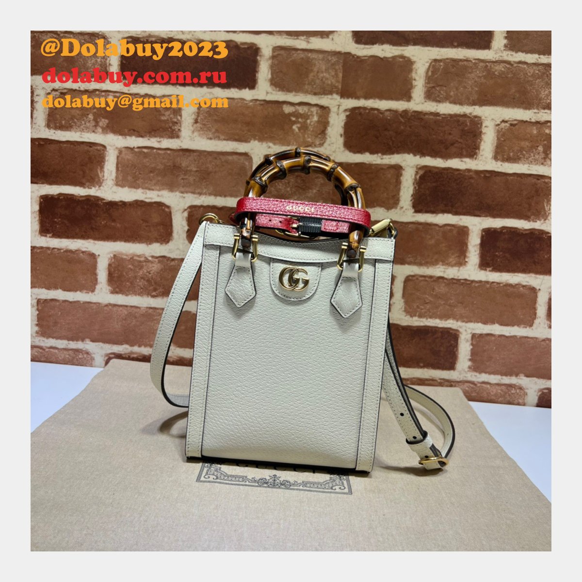 G*u*i replicas diana 1:1 mirror tote perfect 739079 bag