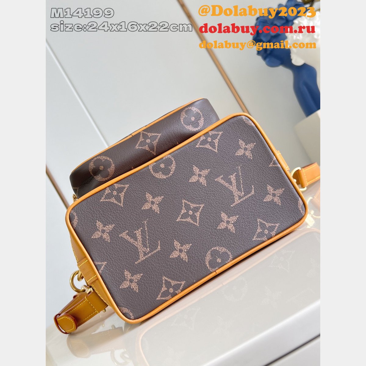 Noé Cargo Louis Vuitton M14199 Luxury Autres Cuirs Monogram Brown Bag