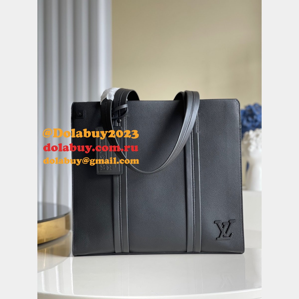 China Replcia Louis Vuitton Tote H26 M57308 Black Bags