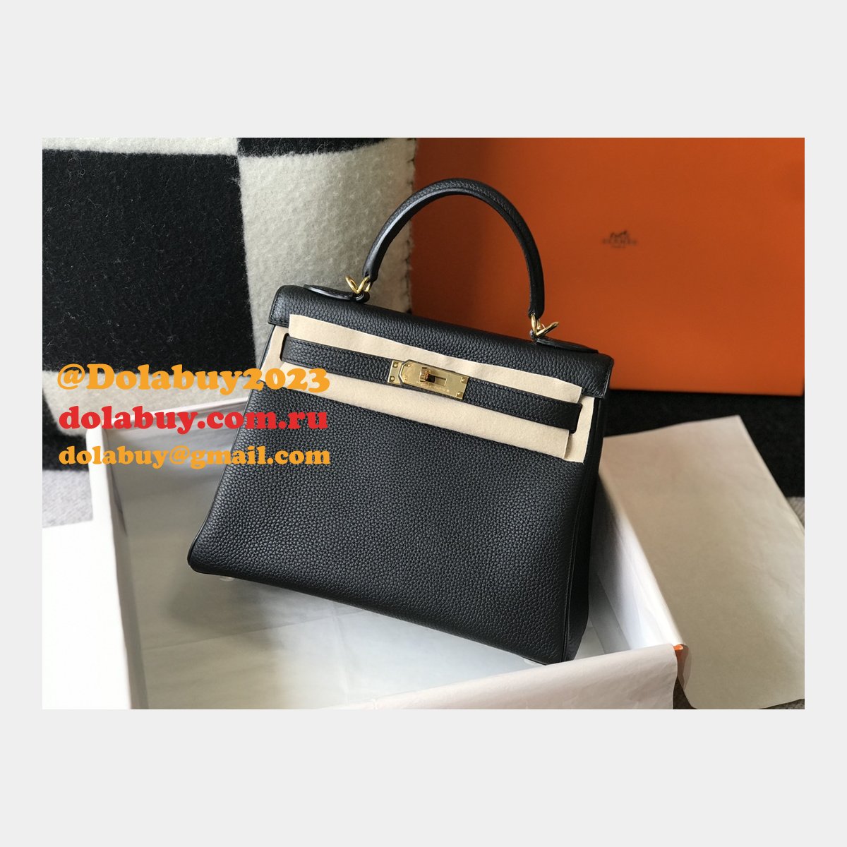 High Quality Customize Hermes Kelly 25MM/28MM TOGO LEATHER For Sale