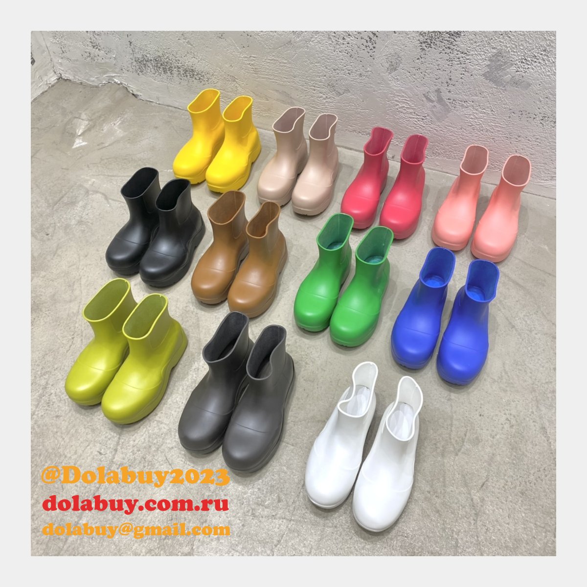 Best Top Quality Replica Bottega Veneta Rain Boots Dupe Shoes