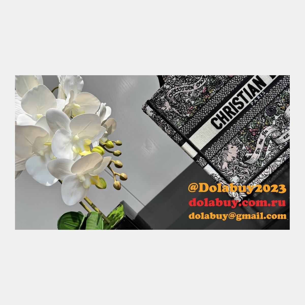 Replica Christian Dior Book Tote 2025 1:1 Mirror Bag