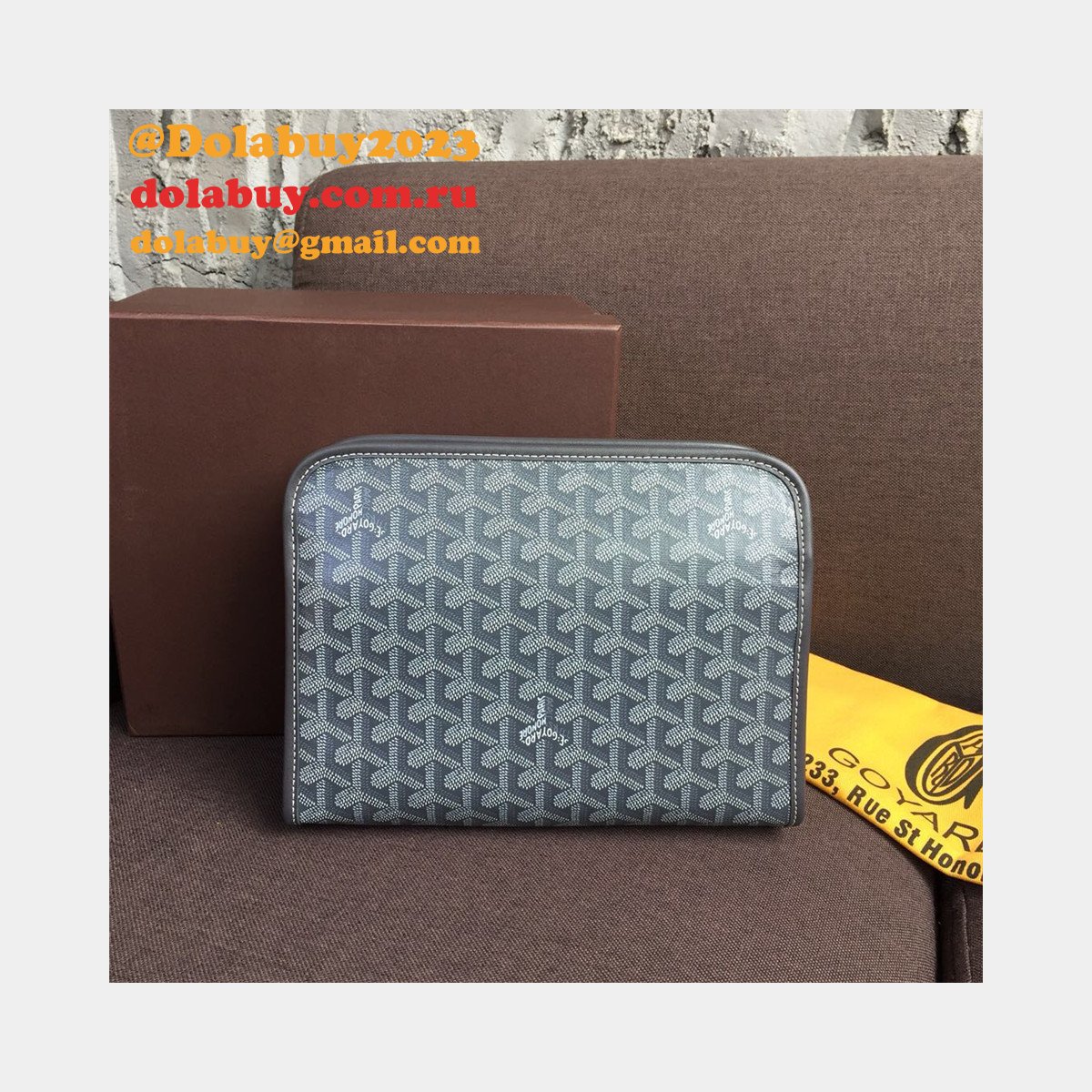 Top Quality Goyard Multi-Color Cosmetic toiletry bag