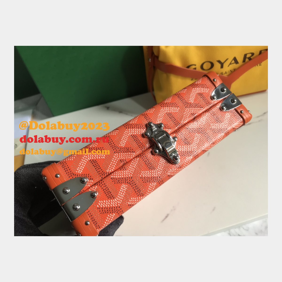 Best Quality 020177 Minaudière Goyardine Replica Goyard bags