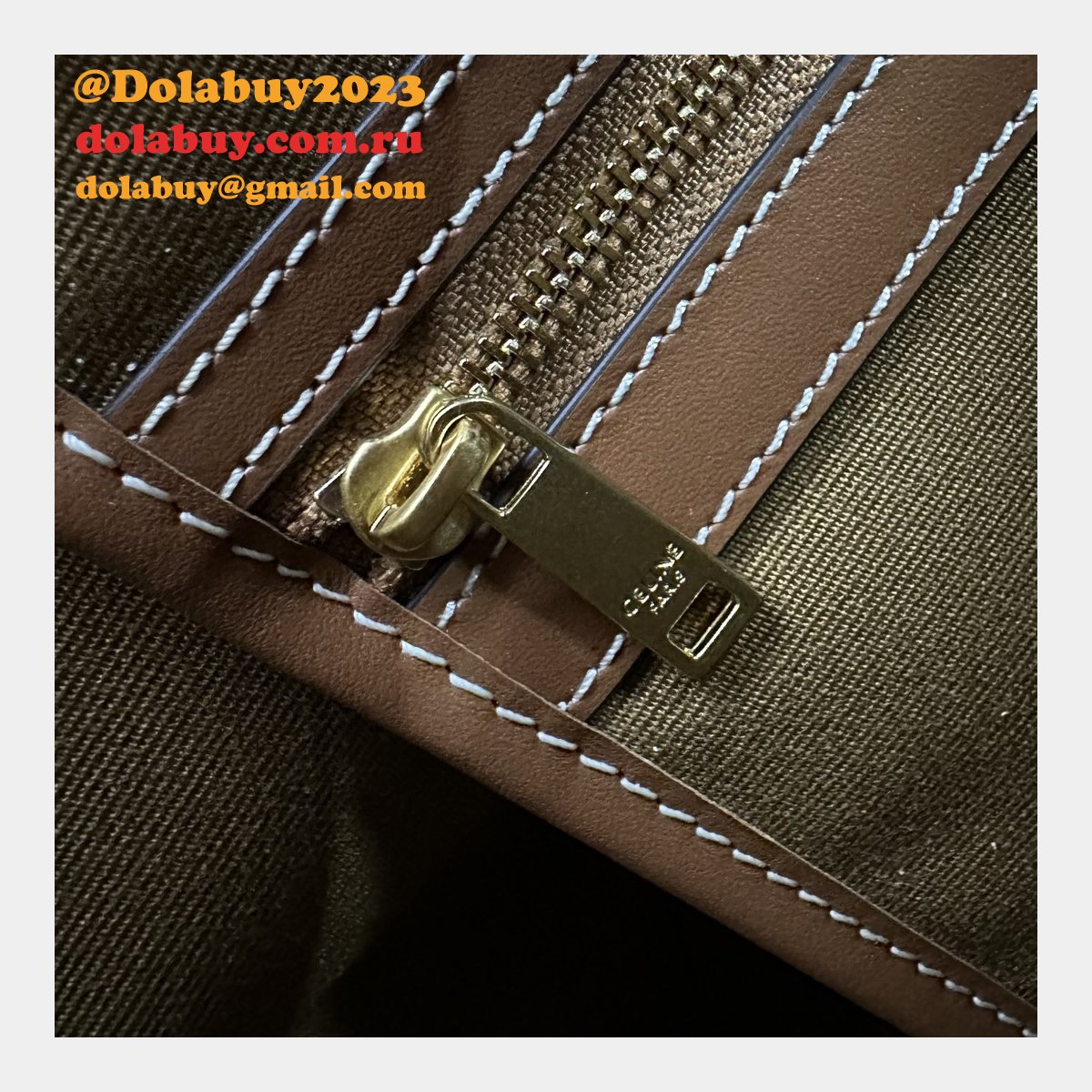 Cheap SMALL CELINE TRIOMPHE CANVAS CABAS bag