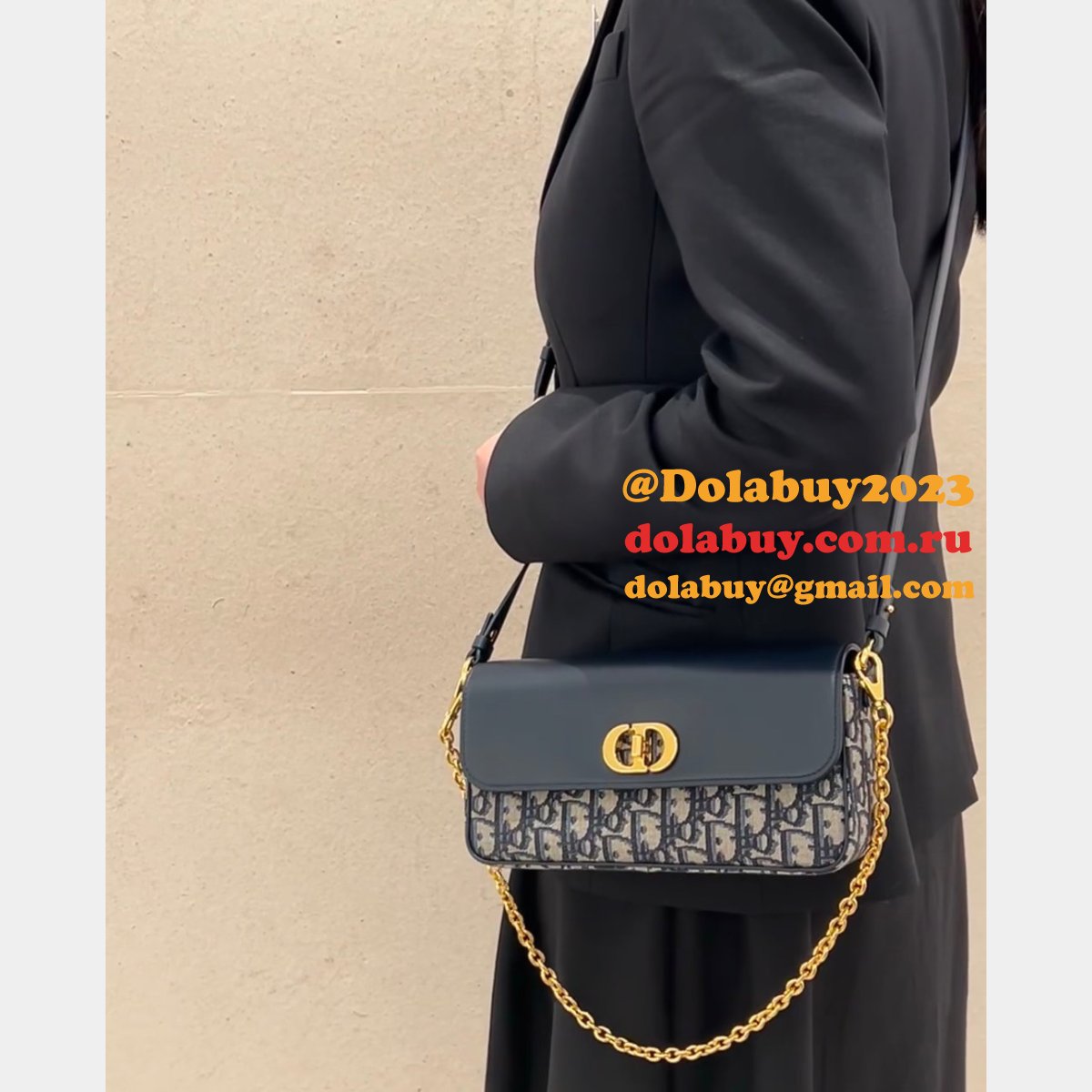 Designer 3114 30 Montaigne Avenue East-West Dior Knockoff Bag