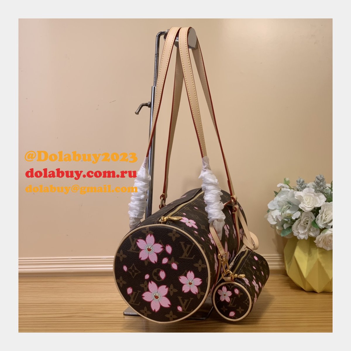 Louis Vuitton LV x TM Papillon Monogram M13097 Women Handbags